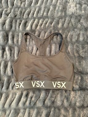 Victoria’s Secret Sport VSX Sports Bra M Black Racerback Medium Support